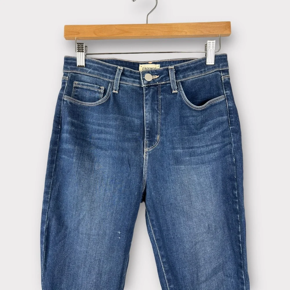 FINAL SALE - L'AGENCE Marguerite Skinny High Rise Peralta | Size 28 - Picture 7 of 13